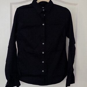 Banana Republic cotton spandex blouse